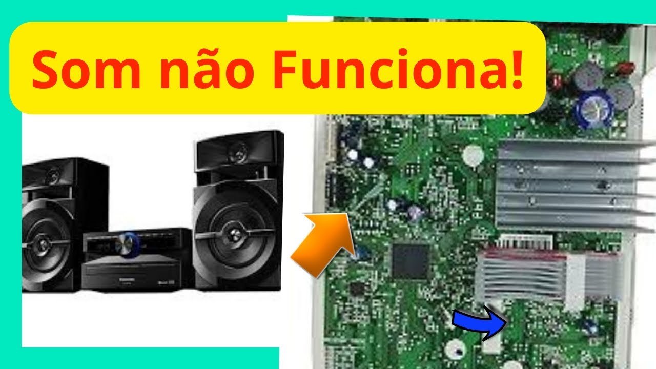 SA-AKX Panasonic System /Som Não Funciona