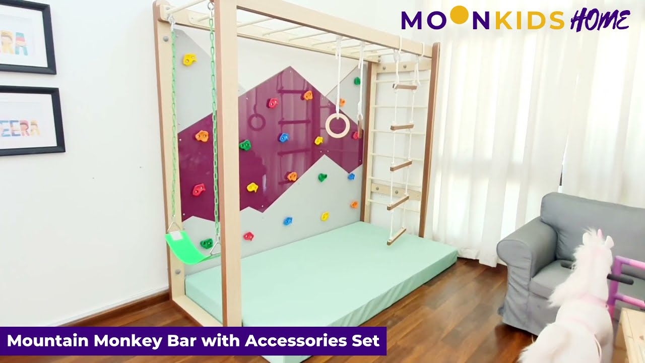 INDCF99   Mountain Monkey Bar with Accessories Set