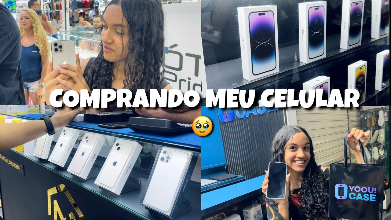 VLOG INDO COMPRAR MEU CELULAR | IPHONE 12 PRO MAX😭💗