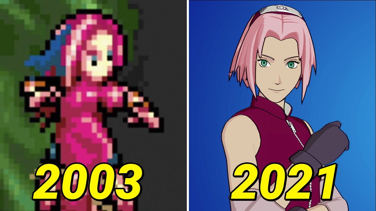 Evolution of Sakura Haruno in Video Games