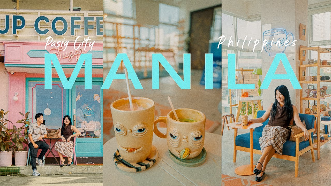 Пасиг, Манила, Филиппины 🇵🇭 4k | Недорогие места для свиданий и уникальные кафе