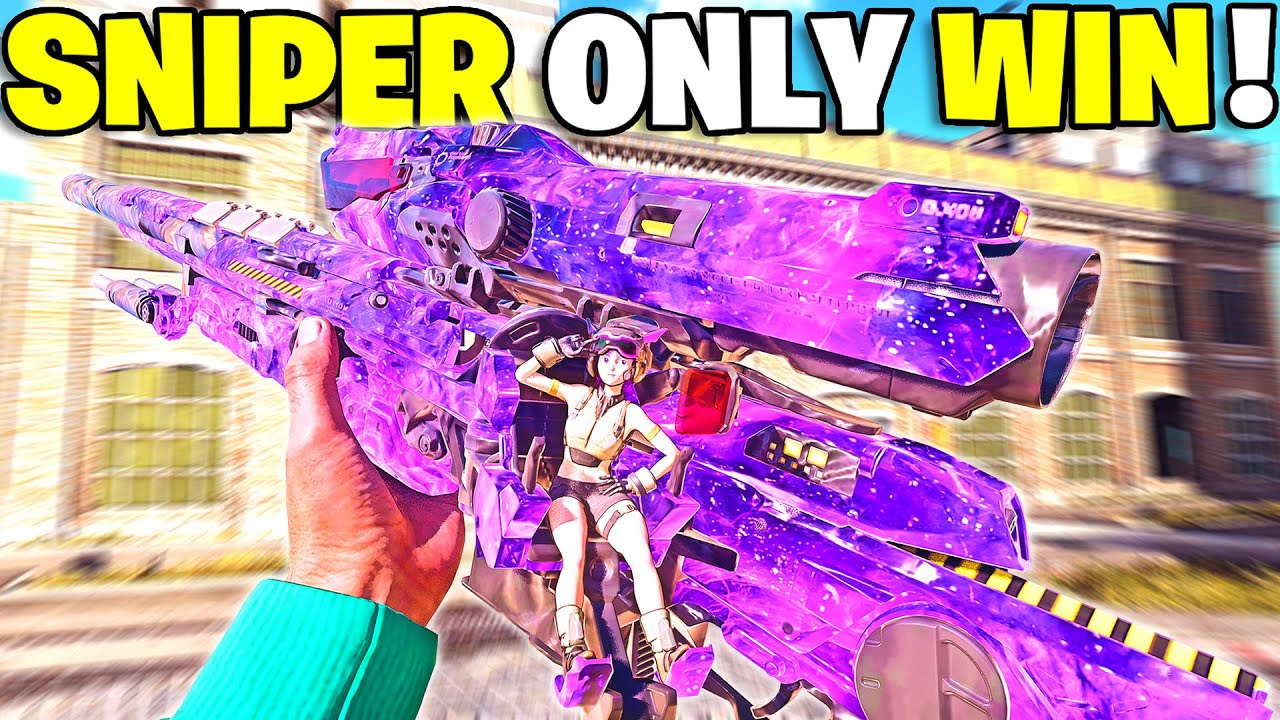 I Won using ONLY SNIPERS on Rebirth Island! 🎯 (Warzone 4)