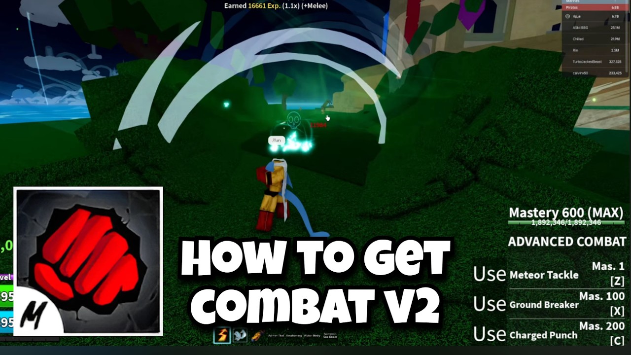 How to get SECRET Combat V2 Style (Step 1-4) (Blox Fruits Update 30)