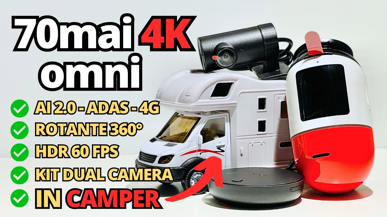 DashCam 70mai 4K omni 60fps HDR PAZZESCA!