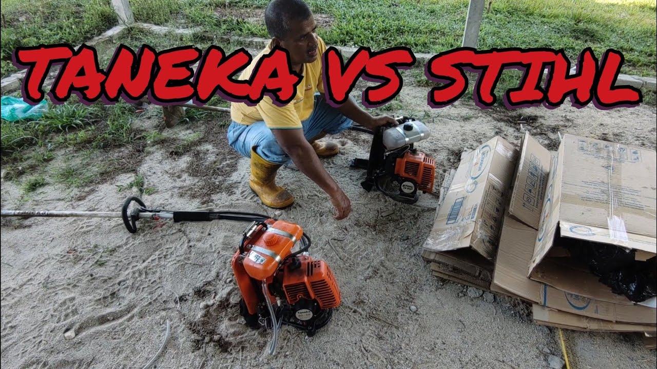 Mesin Rumput Murah Taneka VS Mesin Rumput Mahal STihl