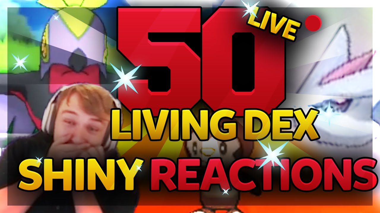 50 MORE SHINY POKEMON REACTIONS! Shiny Living Dex Part 2