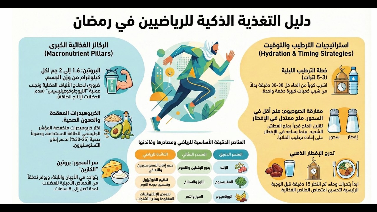 مكافأة الملحق ب – الإفطار والسحور – الأكل بذكاء مع وصفات عالمية