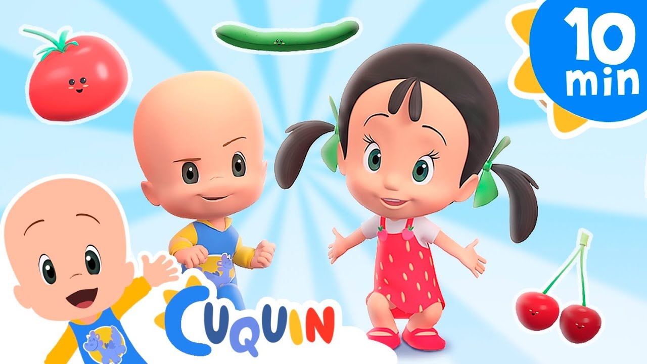 Fruits and vegetables Song | Cleo & Cuquin | Kids