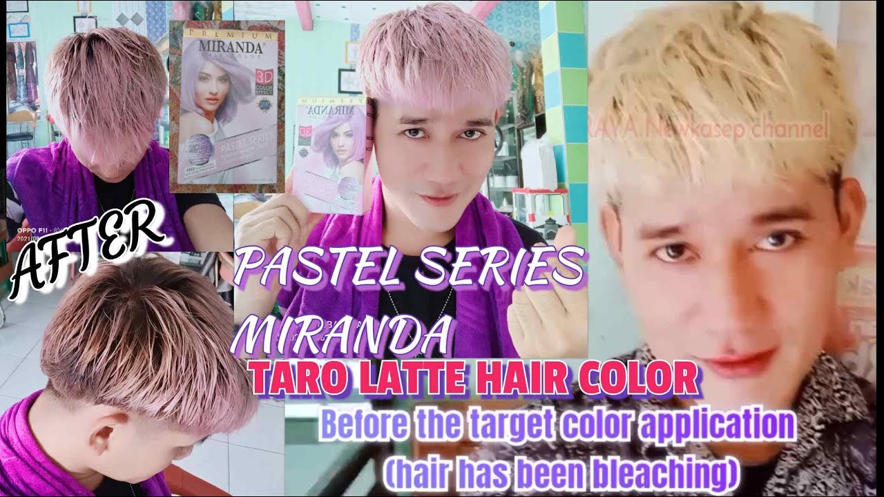 MIRANDA TARO LATTE PASTEL SERIES HAIRCOLORING