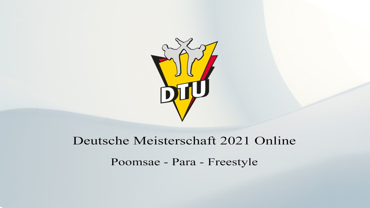 Deutsche Meisterschaft Poomsae 2021 Online