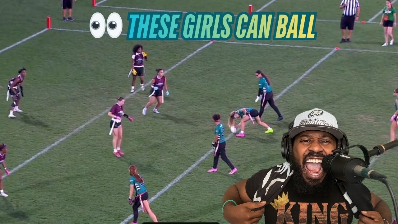 17U GIRLS CHAMPIONSHIP STARTS CRAZY 😳 Flag Football Final Part 1 Reaction