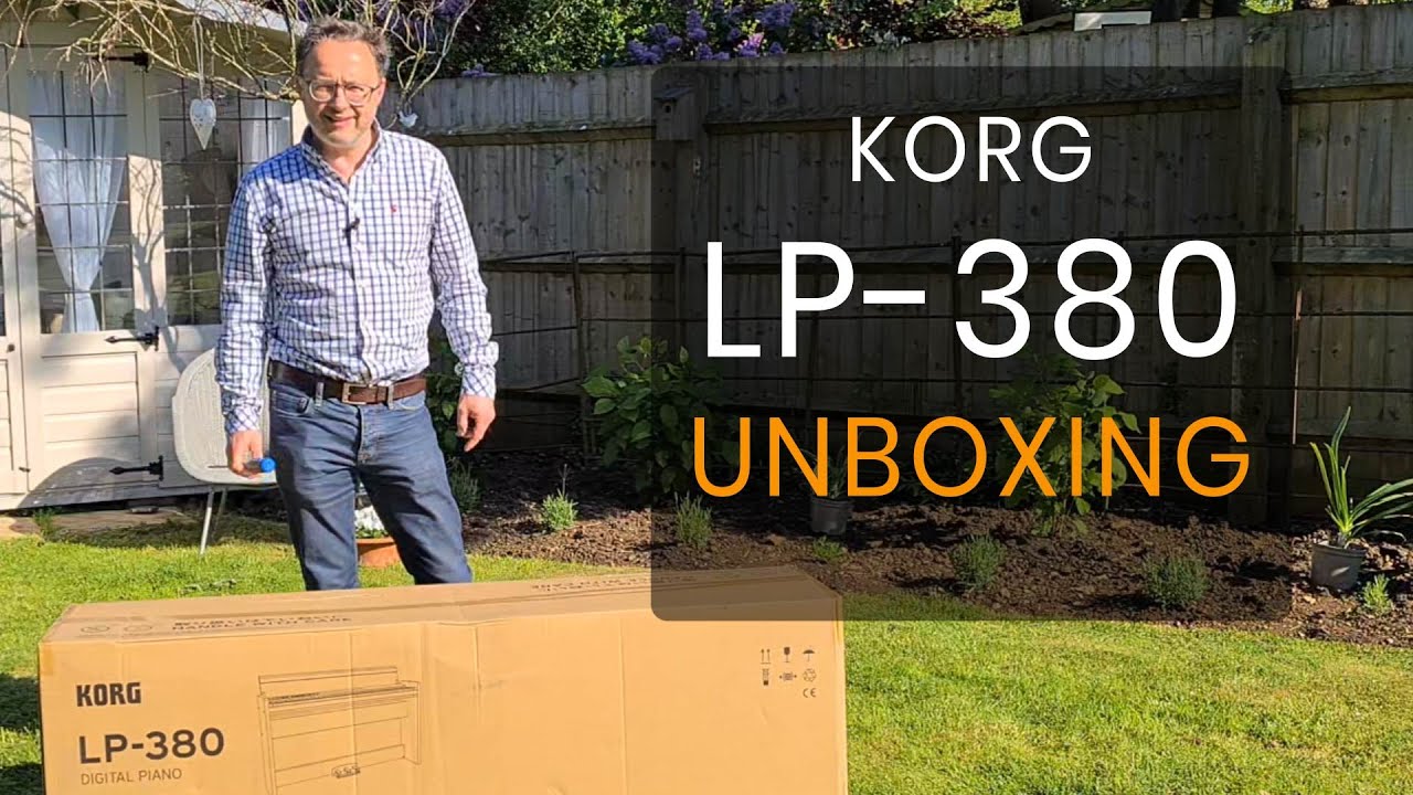 Korg LP-380 Piano Unboxing | What comes in the box?