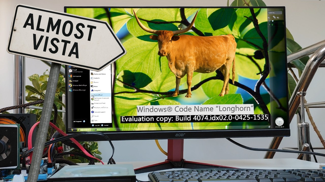 Chasing Longhorn (and Vista) on Modern Hardware