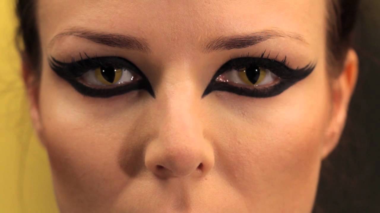 Yellow Cat Eye Coloured Contact Lenses