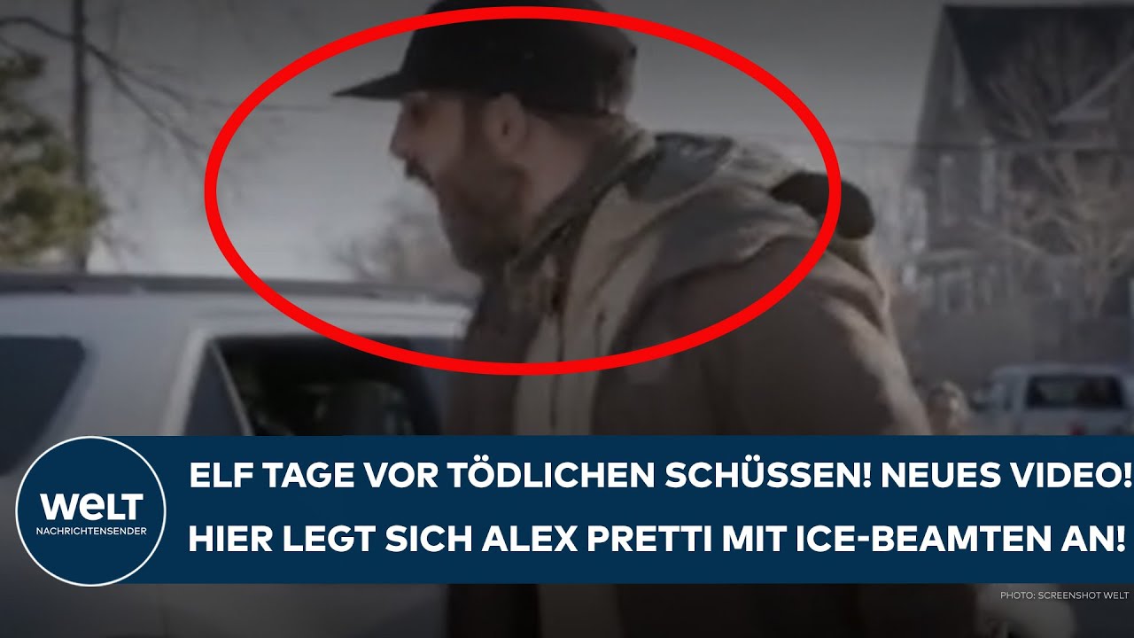 MINNEAPOLIS: Tage vor tödlichen Schüssen! Neues Video! Hier legt sich Alex Pretti mit ICE-Beamten an