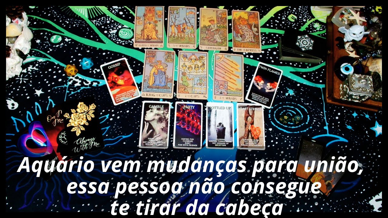 Aquário 2ºdec vem mudanças para união, essa pessoa não consegue te tirar da cabeça