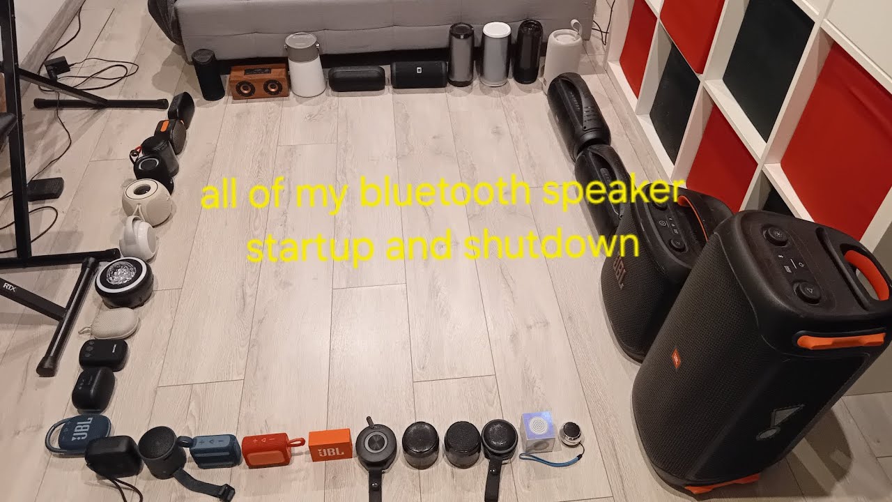 All of my bluetooth speaker startup and shutdown.