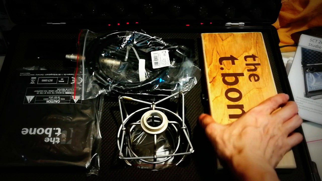 T-Bone SCT 2000 Tube Mic. A review.