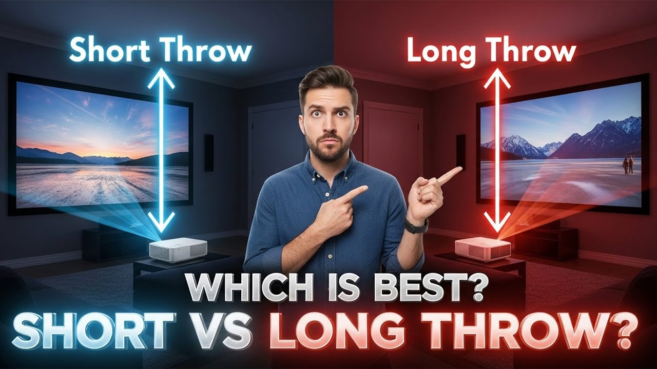 What's The REAL Difference Between Short Throw And Long Throw Projectors?