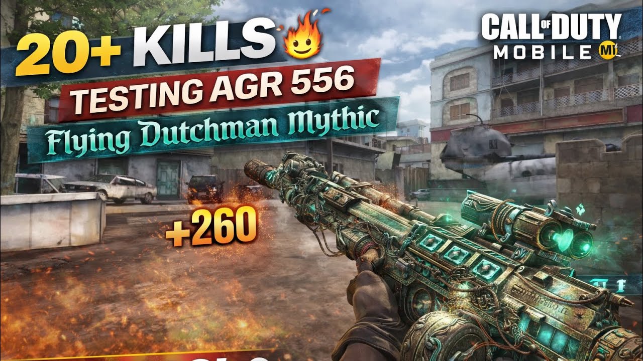 20+ Kills Testing AGR 556 Flying Dutchman Mythic 🔥 #codm #callofdutymobile #mpranked #20kills 