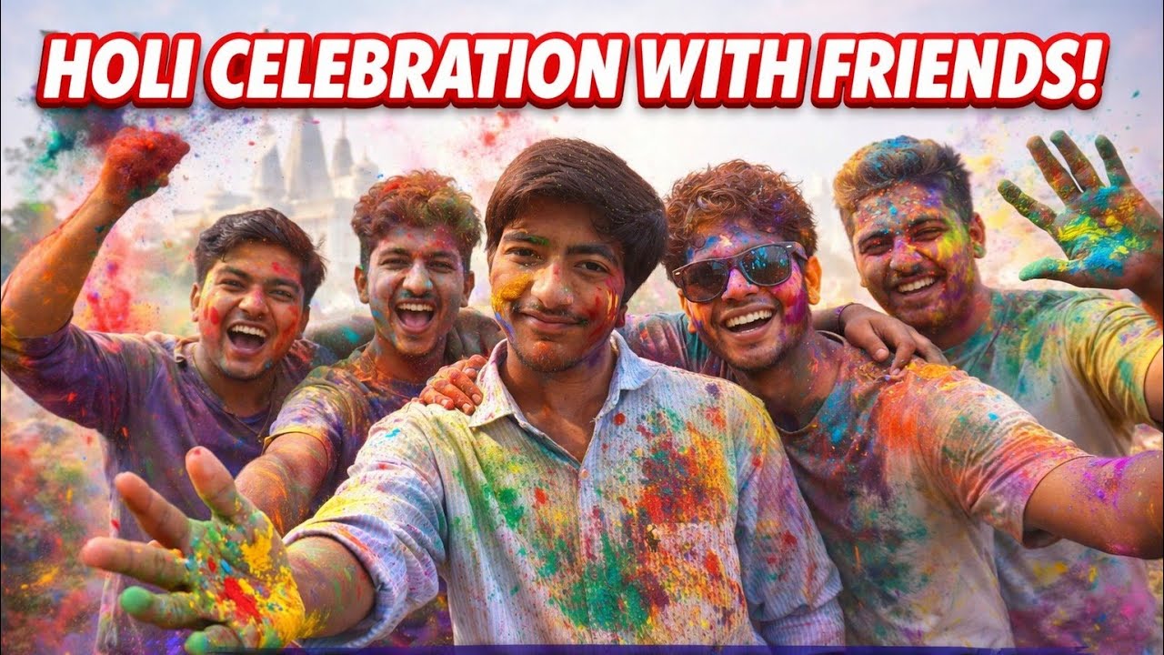 Holi celebration vlog 🎉 #vlog 