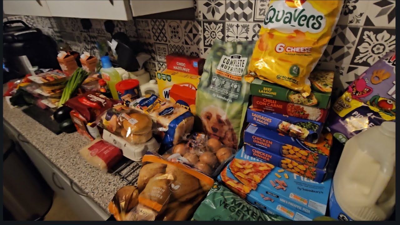 Покупка продуктов в Sainsbury's, включая план питания :)