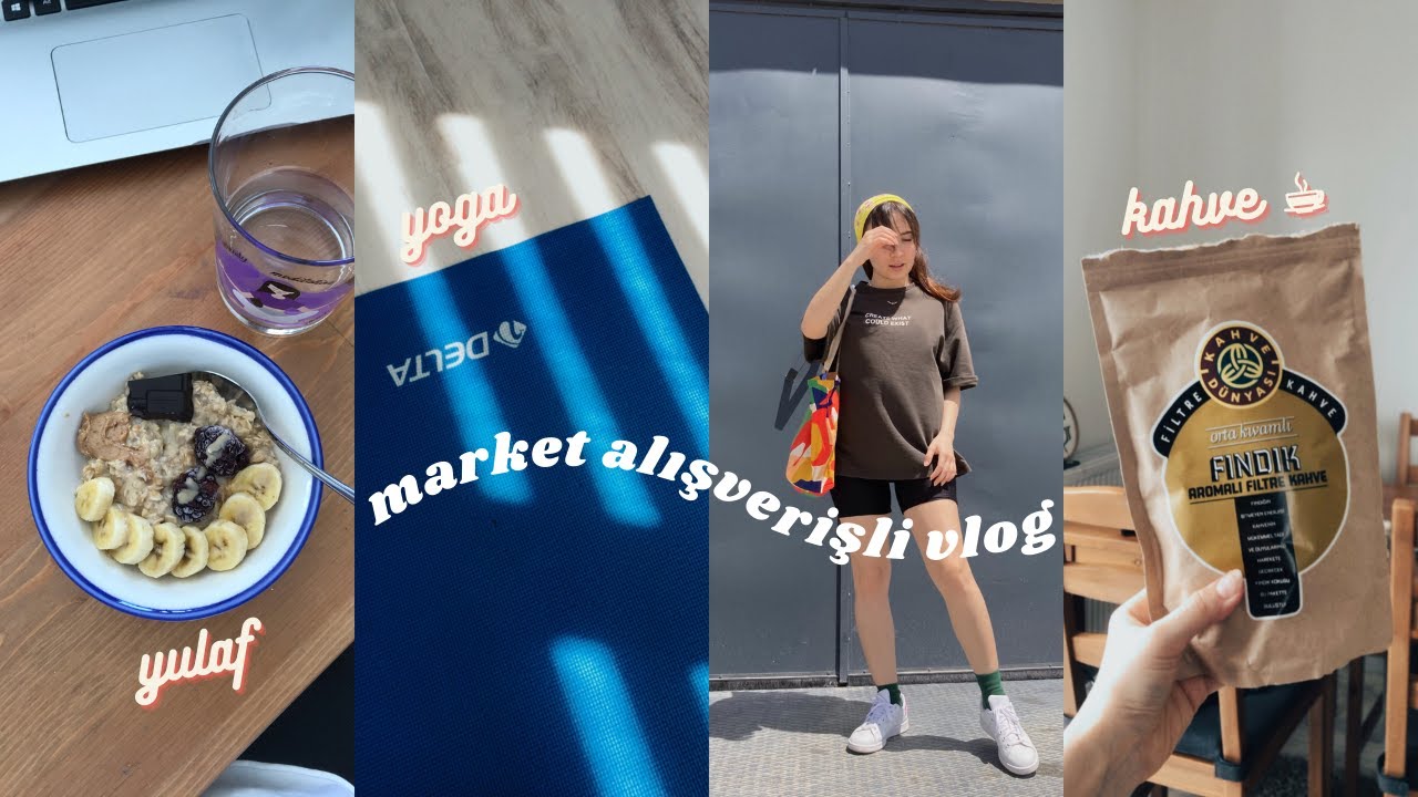ÖĞRENCİ EVİNE MARKET ALIŞVERİŞİ 🛒 | Neler Yedim, Mutfak Sohbetleri, günlük vlog 🌿