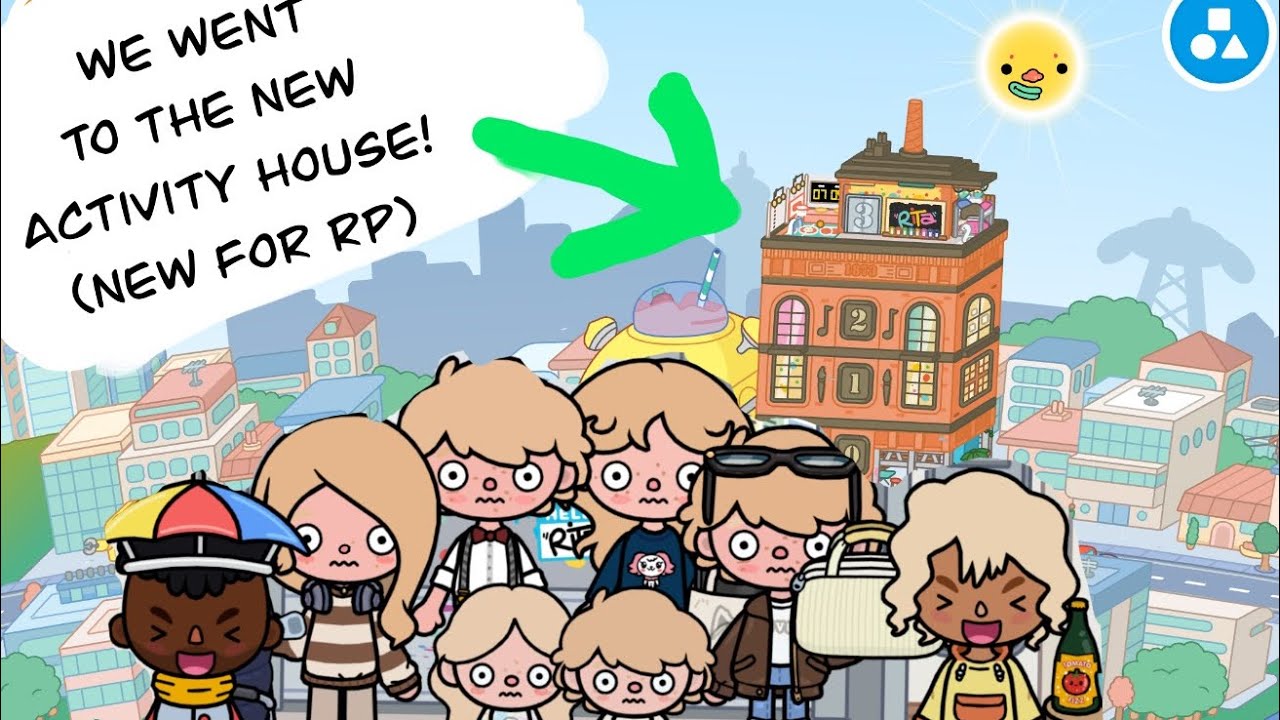 We went to the new activity house!!!! (New for rp)
