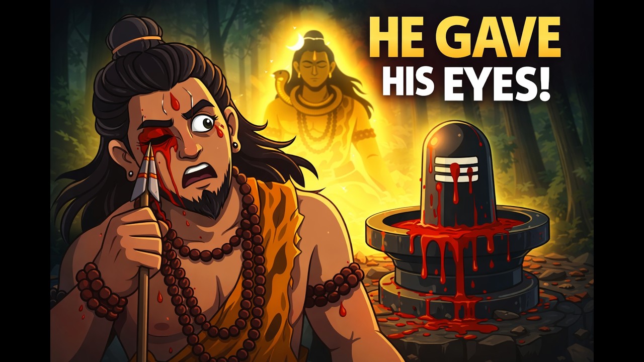 He Offered His Own Eyes to Shiva 😭 | The Untold Story of Thinnan (Kannappa) | Truth of Bhakti