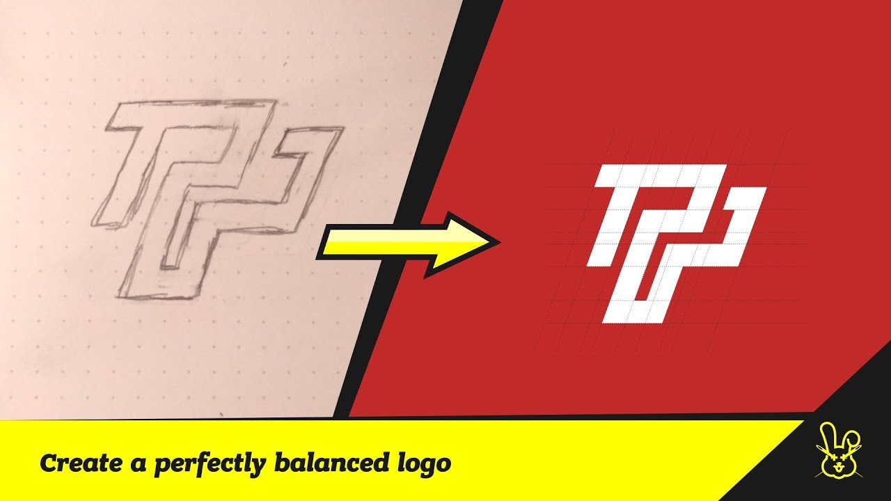 Creating a perfectly balanced logo | Using grid system | CorelDraw || Curvedelic
