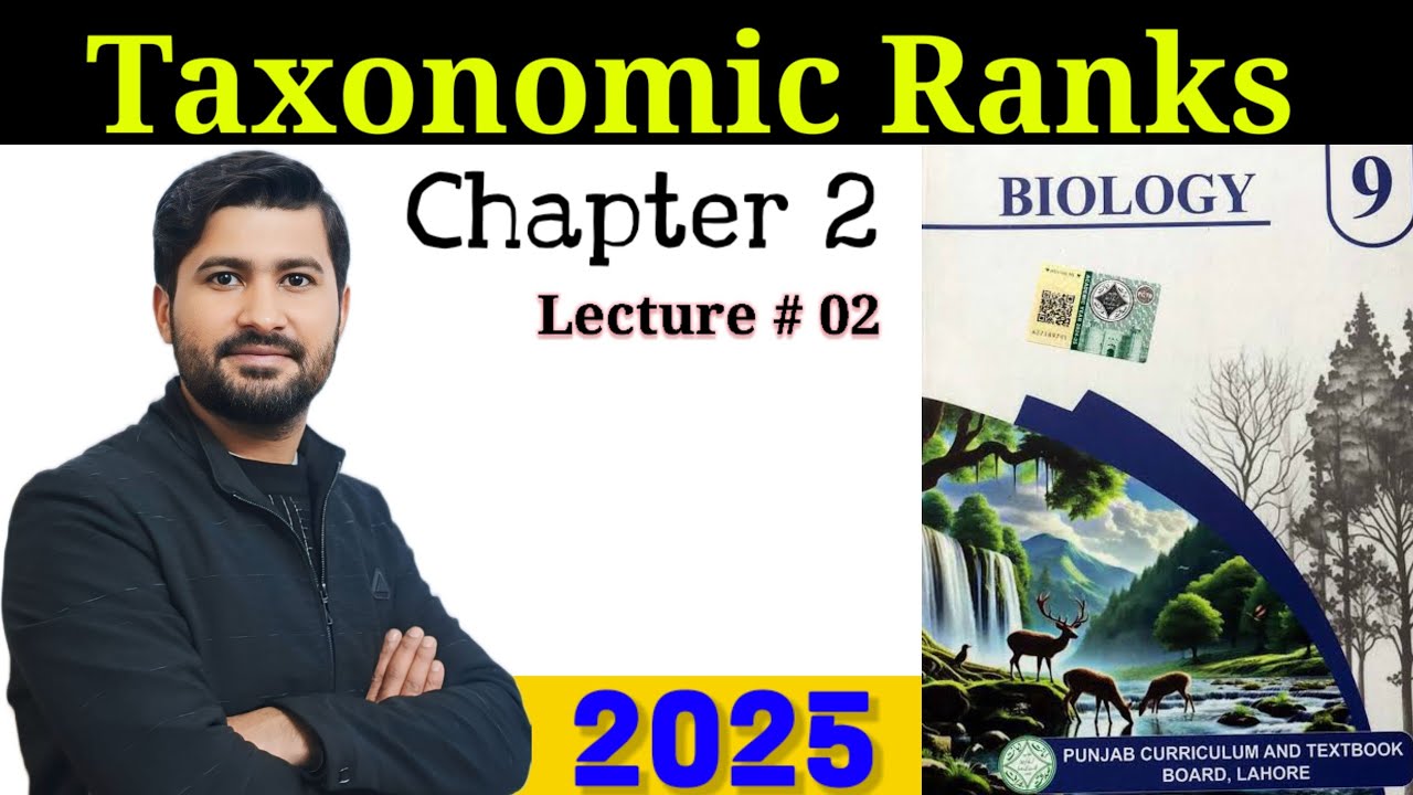 Taxonomic Ranks | Biology Class 9 | Chapter 2 | Irtisam's Biology