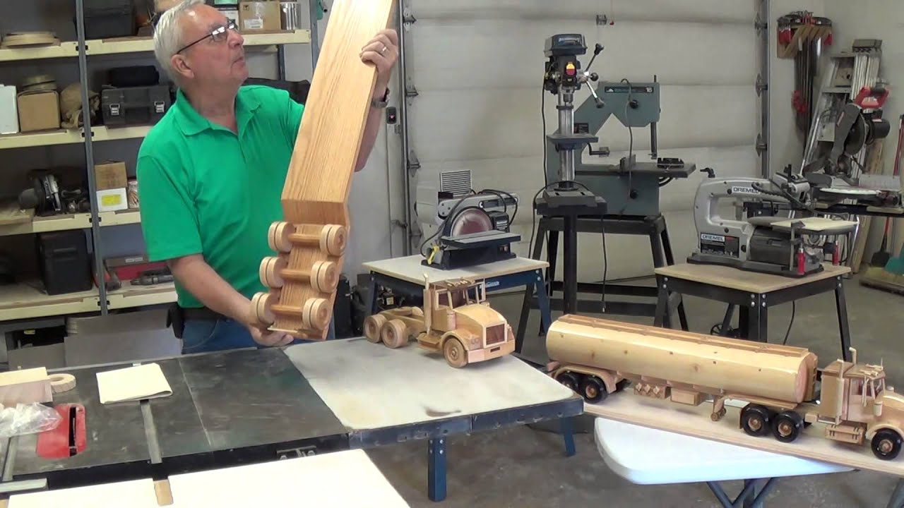 Video # 3 Wooden Toy Replicas (tractor trailer unit)