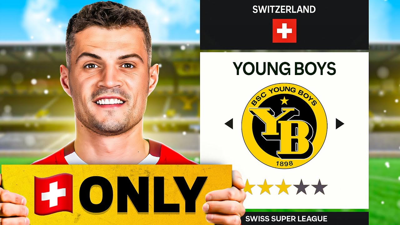 I Rebuilt Young Boys with Swiss Players ONLY!