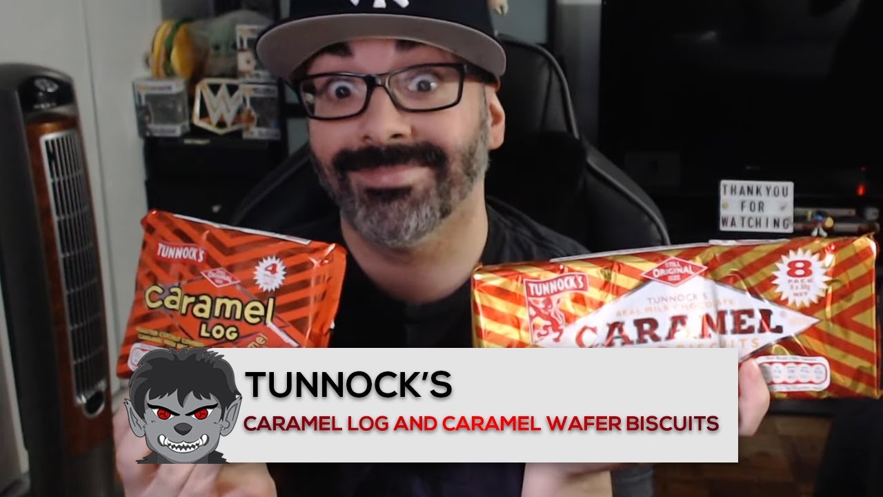 American Tries Tunnock's Caramel Logs and Caramel Wafer Biscuits Snacks REACTION