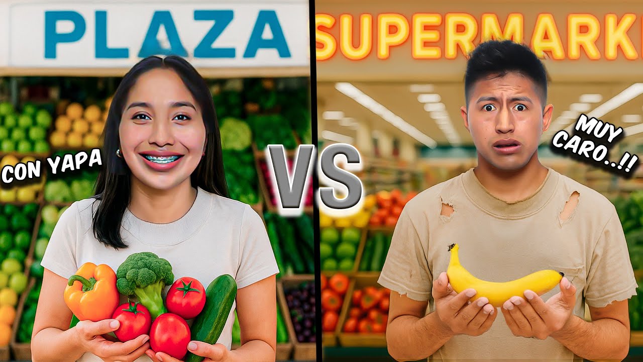 Plaza vs Supermercado💰 ¡$20 No Alcanzan Para Nada! ¿O Sí?  | Karito La Tóxica, Ni Q' Fuera TV
