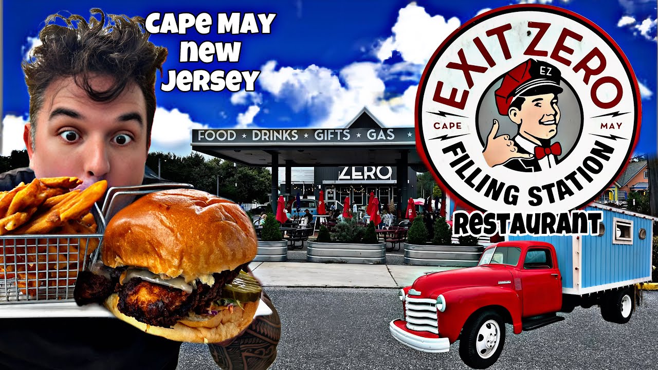 Cape May Nj Delicious Exit Zero Filling Station Outside Restaurant