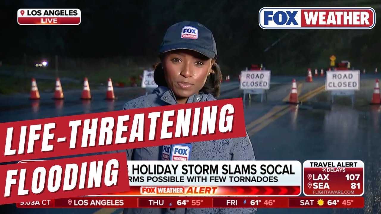 Flood threats spread across Los Angeles