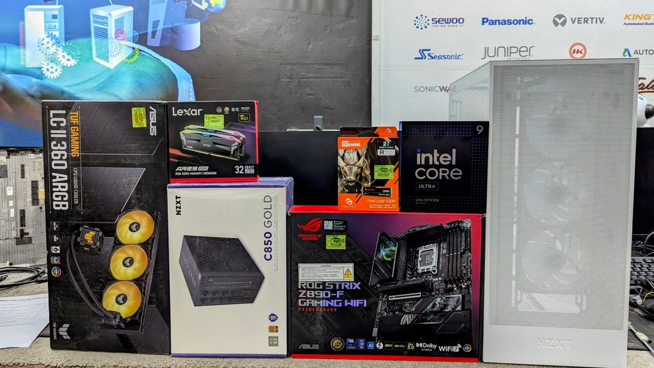 HOW TO BUILD Ultra 9 285K  ROG Z890-F GAMING STEP BYE STEP ASSEMBLY 