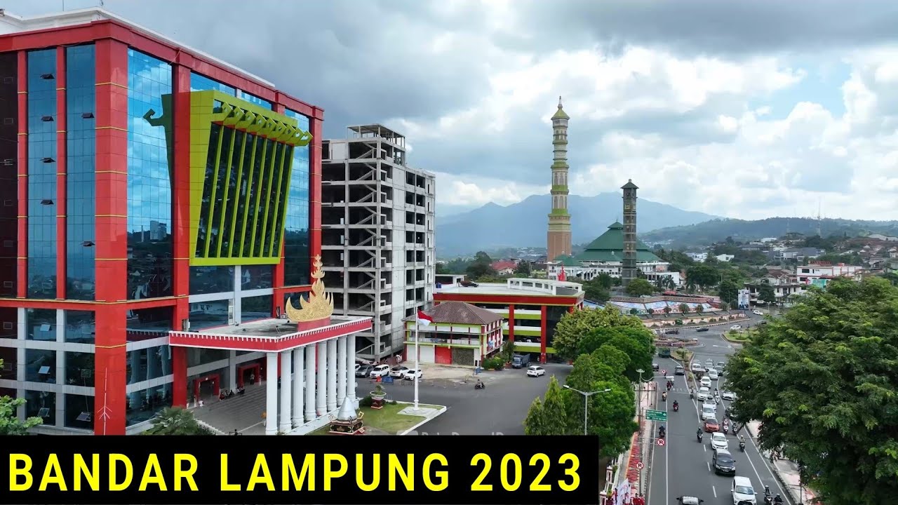 Drone Kota Bandar Lampung 2023, Kota Terbesar ke 3 di Pulau Sumatra