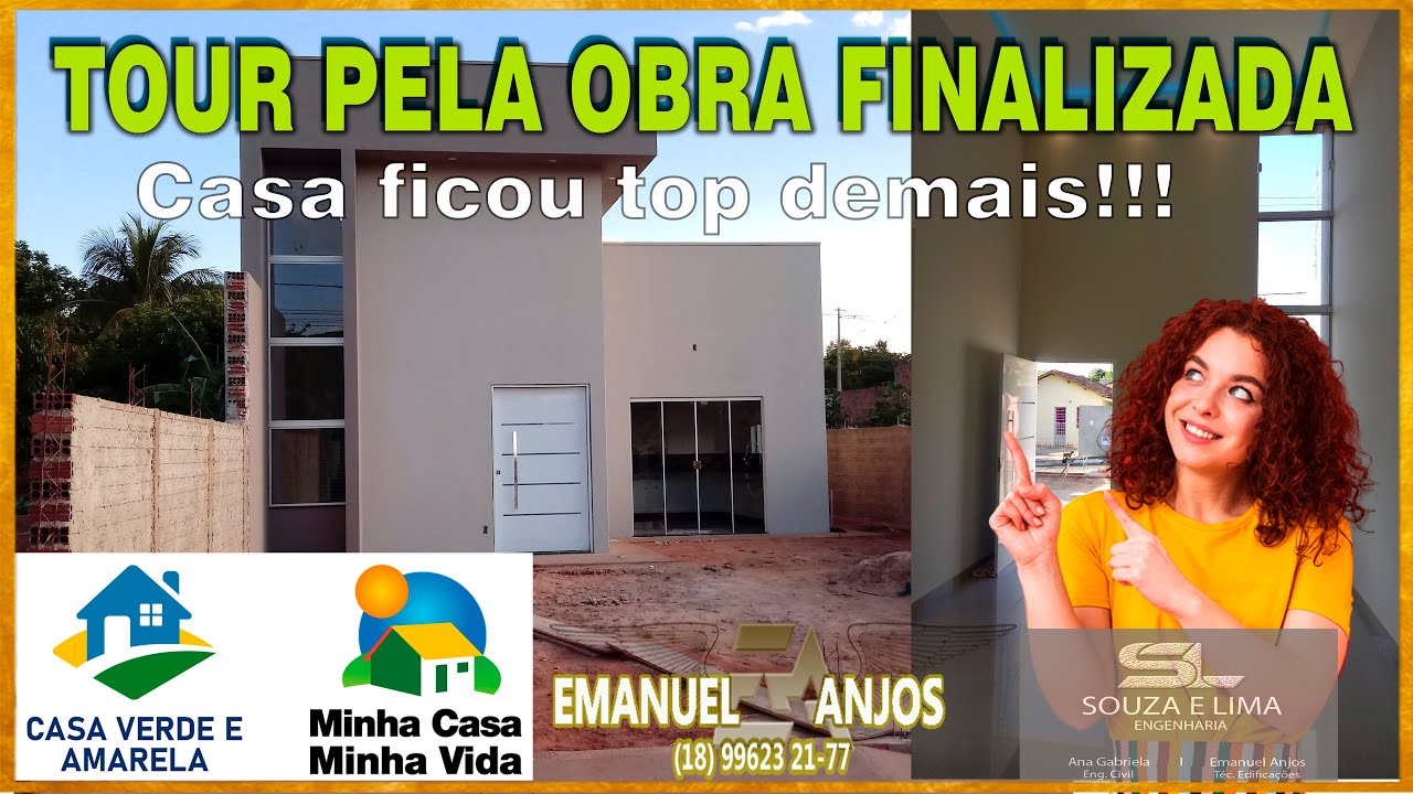 TOUR PELA OBRA FINALIZADA - FINANCIAMENTO CASA VERDE AMARELA
