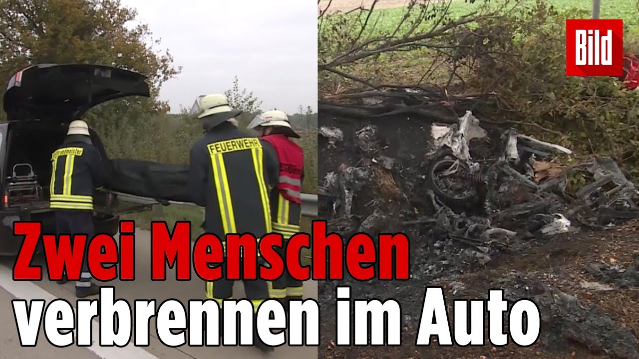 Ferrari brennt auf Autobahn bei Walsrode