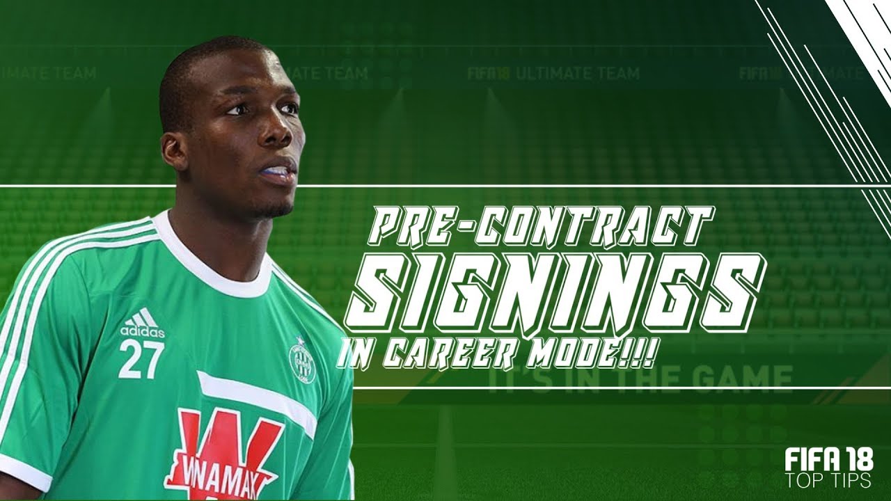 FIFA 18 TOP TIPS | BEST CHEAP PRE-CONTRACT SIGNINGS IN CAREER MODE! (Season 1)