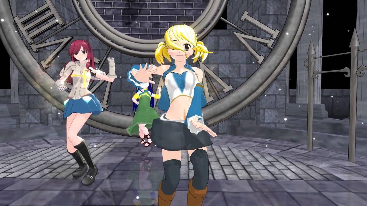 【MMDモデル配布】フェアリーテイルでKiss Me