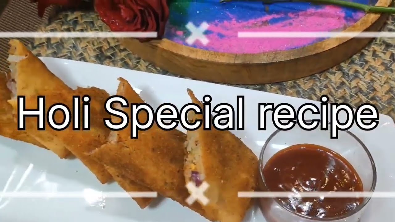 Super Tasty Poha Spring Rolls| perfect snack for a holi party|