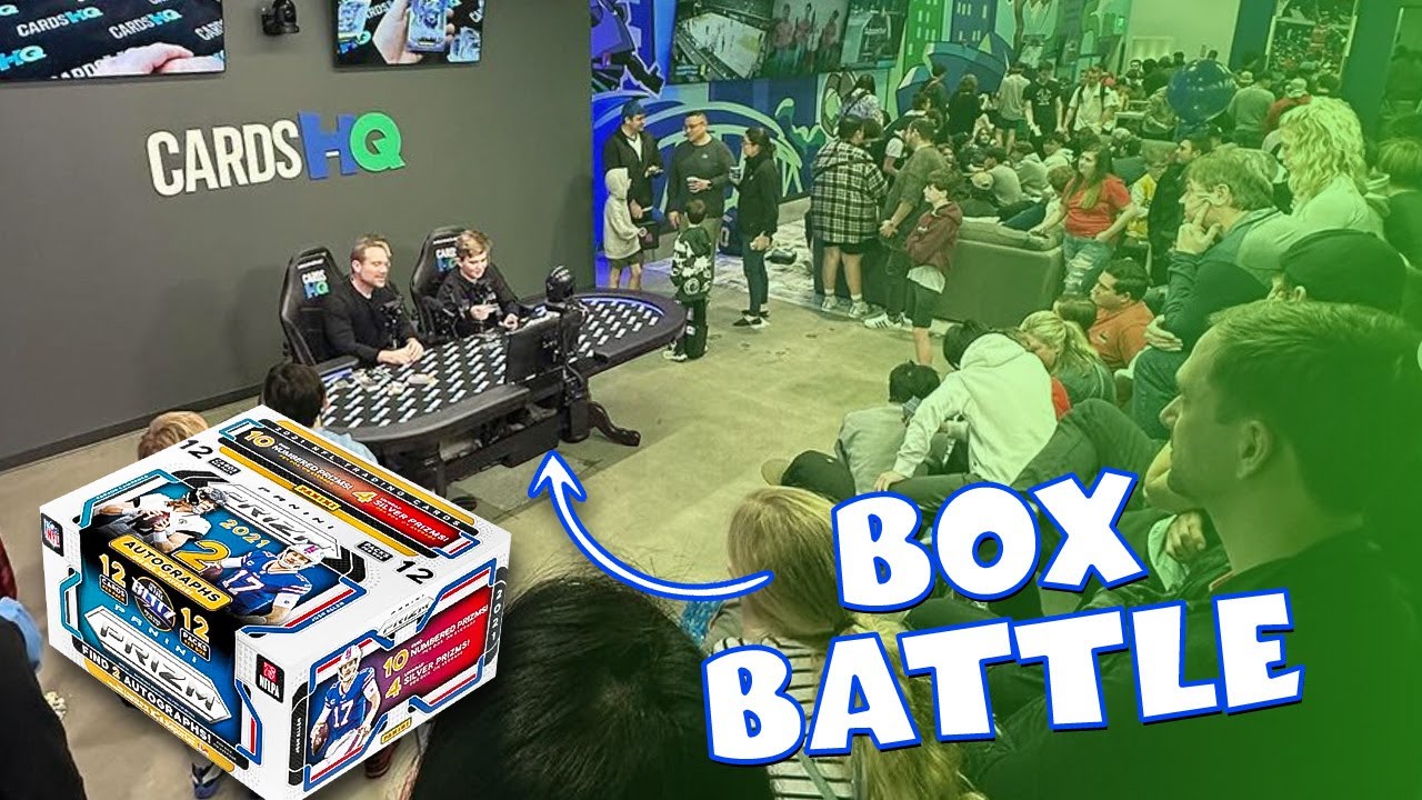2021 PRIZM FOOTBALL BOX BATTLE IN THE CARDSHQ BREAKING ARENA!