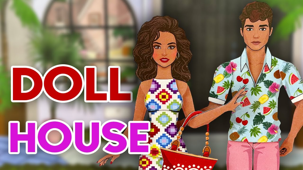 Printable Paper Doll House | Quiet Book With Paper Dolls | Doll Craft