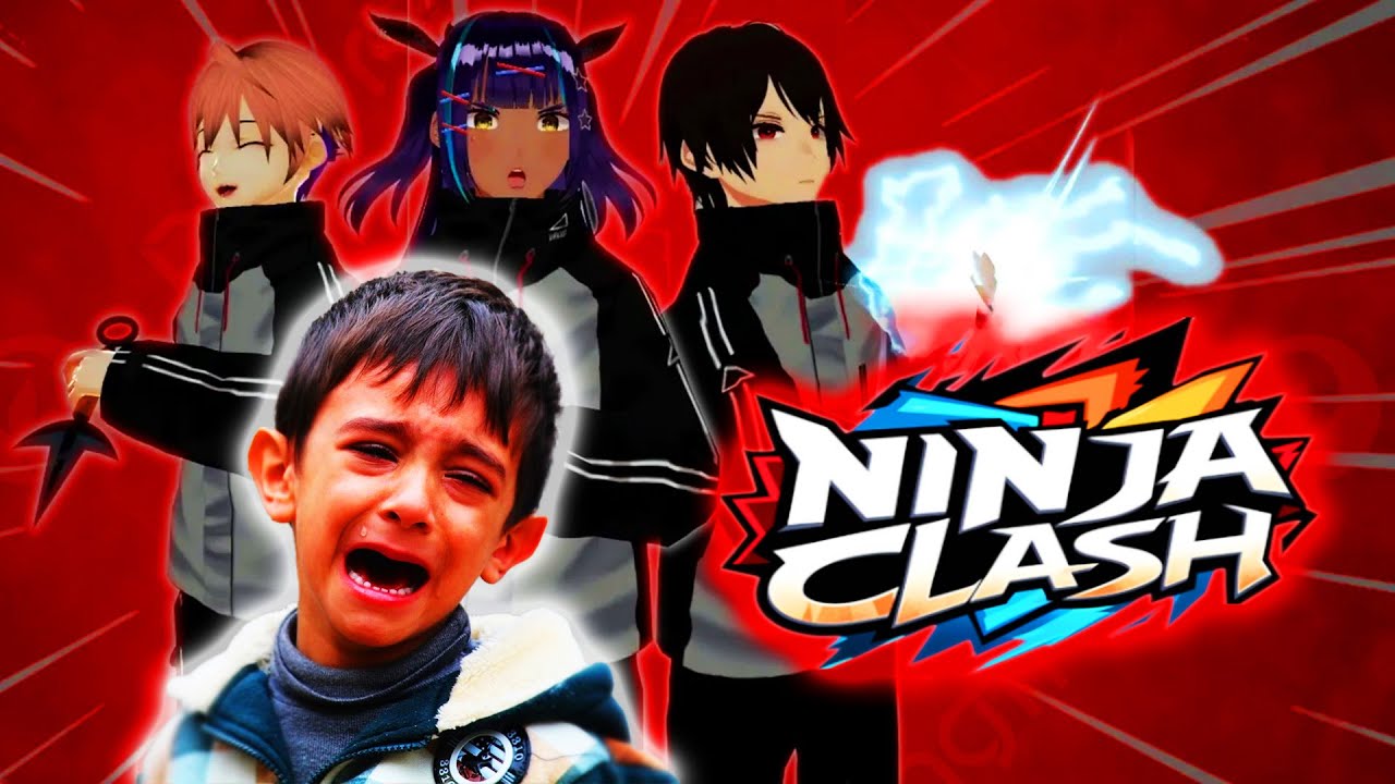Ребенок бушует в Ninja Clash VR