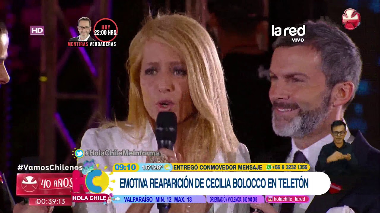 El emotivo mensaje de Cecilia Bolocco en el cierre de la Teletón agradeciendo el apoyo a su hijo