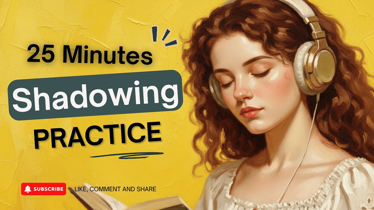 Easy English Listening | Long Shadowing Practice – Morning Routine