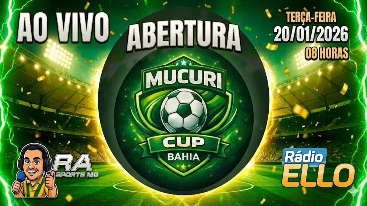 MUCURI CUP 2026 | TRANSMISSÃO AO VIVO  | RA SPORTS MG.